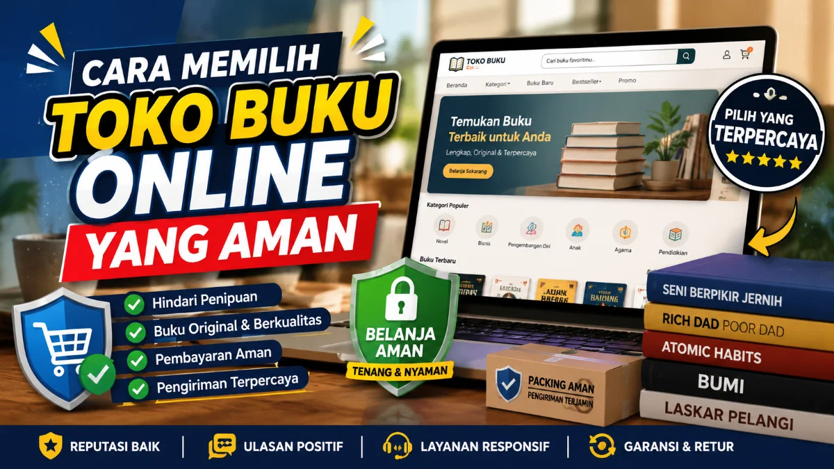 Cara Memilih Toko Buku Online yang Aman
