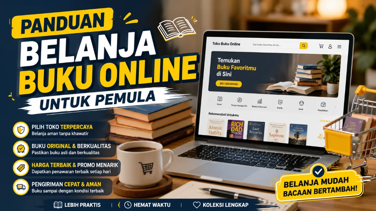 Panduan Belanja Buku Online untuk Pemula
