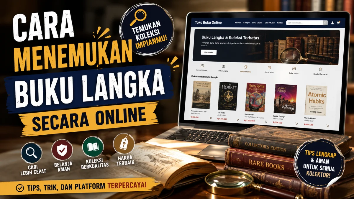 Cara Menemukan Buku Langka Secara Online
