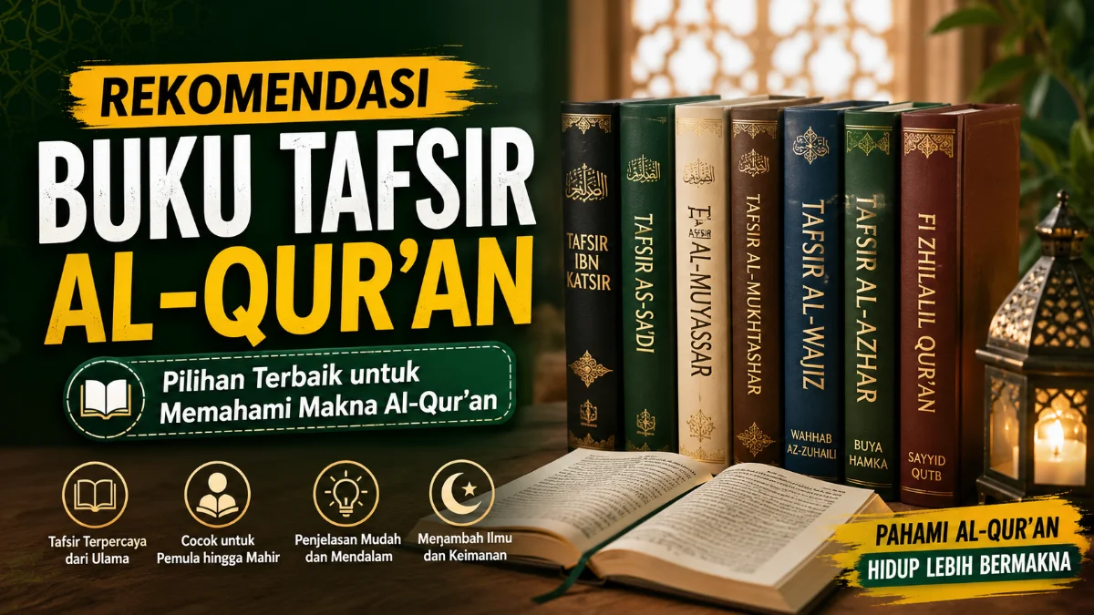 Rekomendasi Buku Tafsir Al-Qur'an Terbaik untuk Menambah Pemahaman Islam