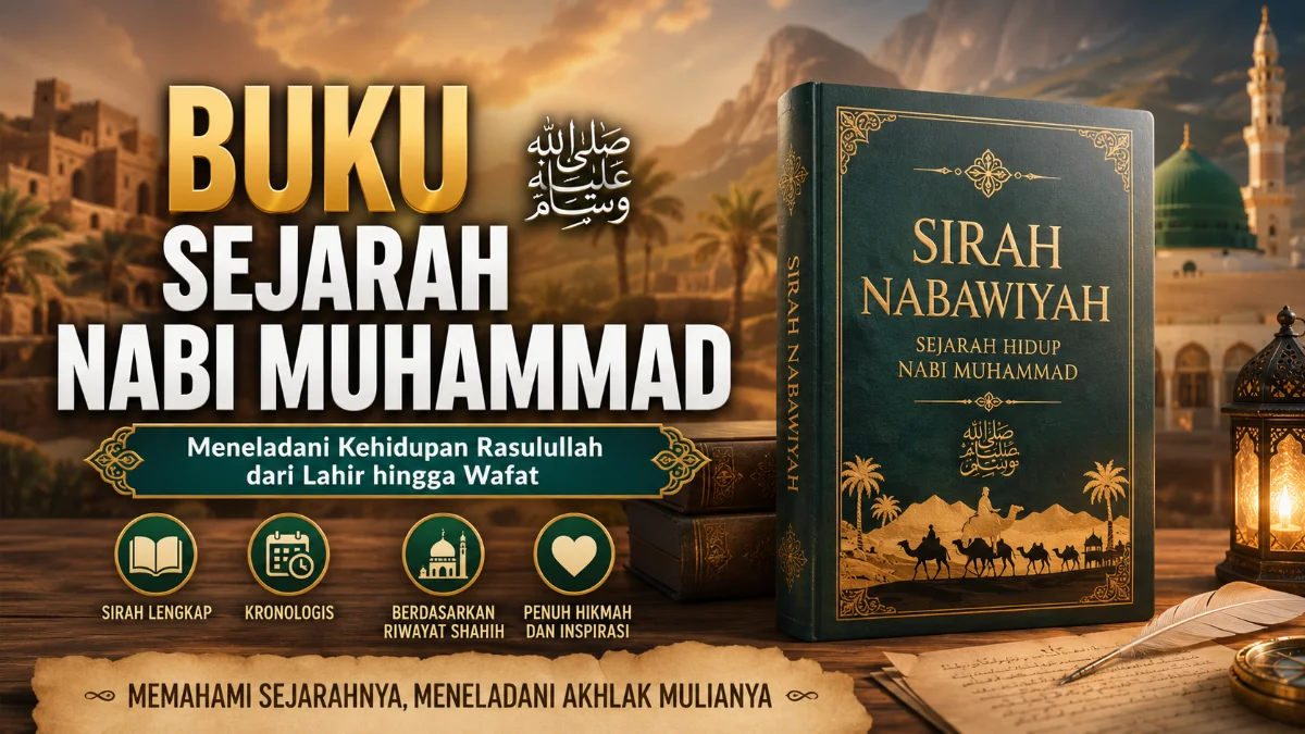 Buku Sejarah Nabi Muhammad ﷺ: Panduan Memahami Perjalanan Hidup Rasulullah dari Lahir hingga Wafat