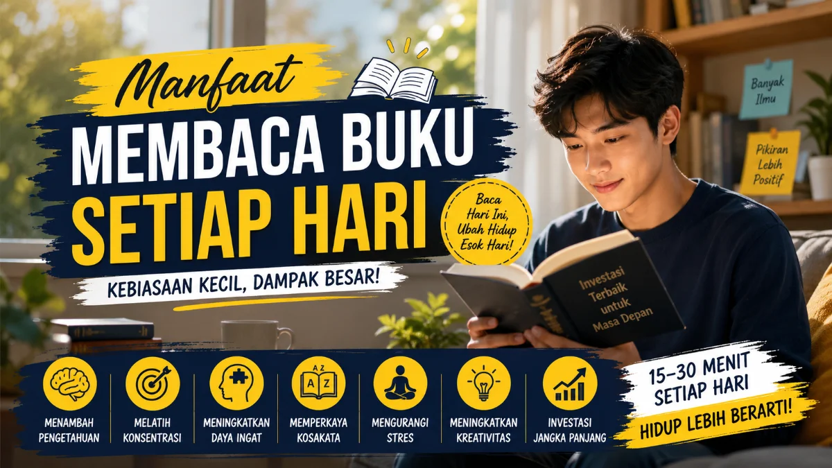 Manfaat Membaca Buku Setiap Hari: Investasi Kecil untuk Masa Depan yang Lebih Cerah