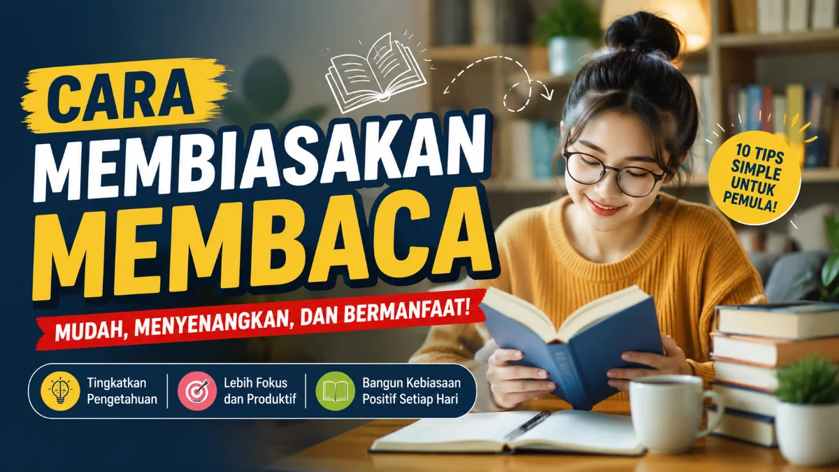 Cara Membiasakan Membaca: Langkah Sederhana agar Konsisten Membaca Setiap Hari