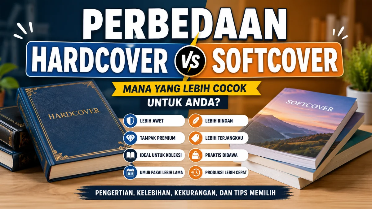 Perbedaan Hardcover dan Softcover: Mana yang Lebih Cocok untuk Kebutuhan Anda?