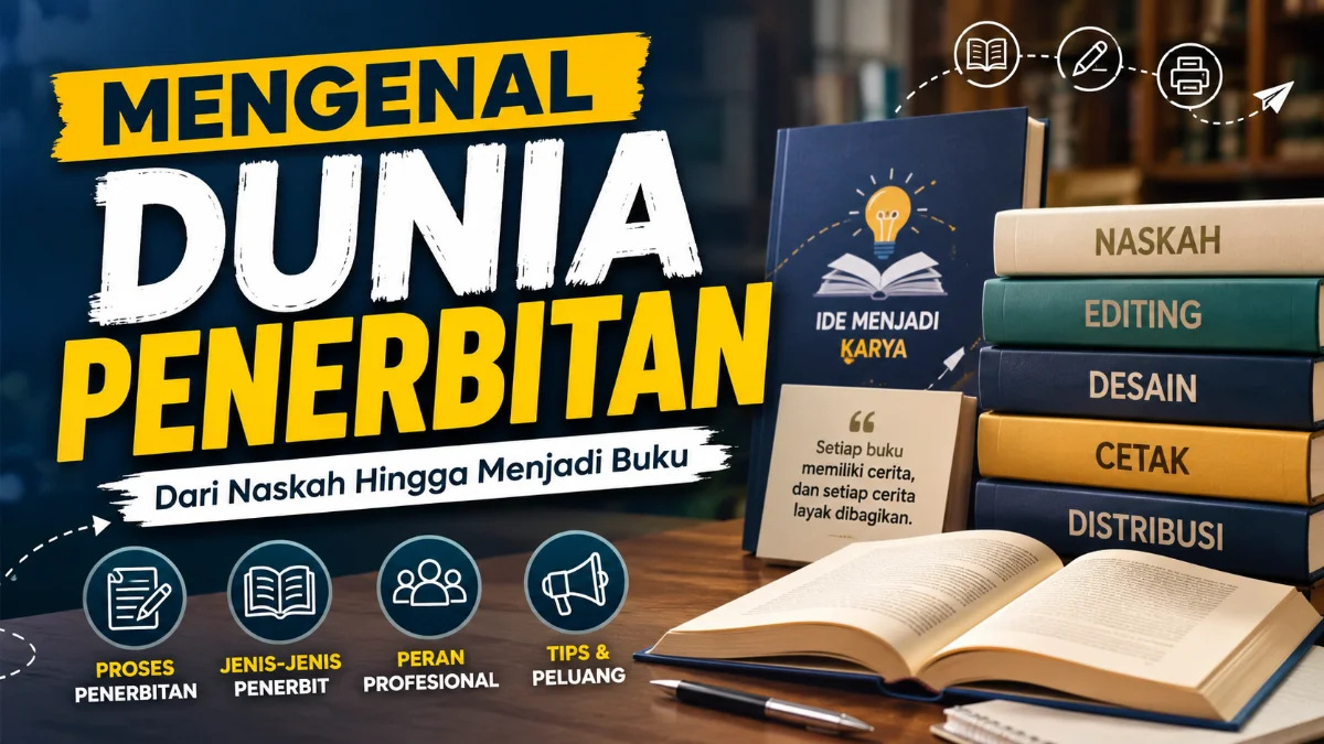 Mengenal Dunia Penerbitan: Panduan Lengkap dari Naskah hingga Menjadi Buku