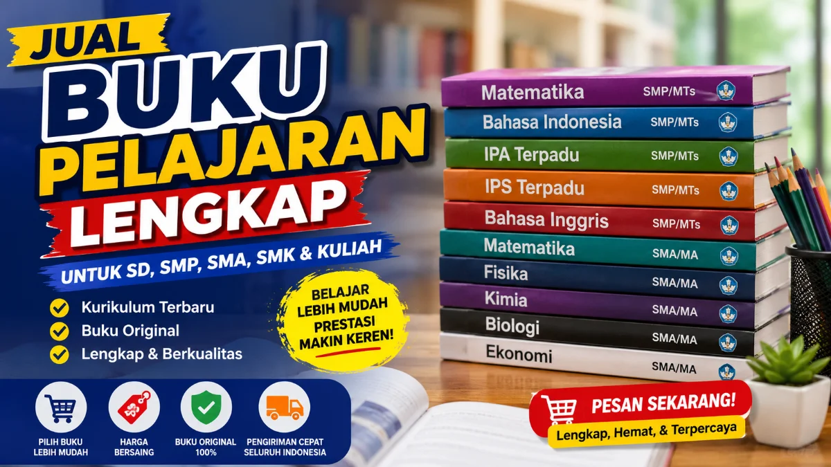 Jual Buku Pelajaran Lengkap: Solusi Mudah Mendapatkan Buku Sekolah Berkualitas untuk Semua Jenjang