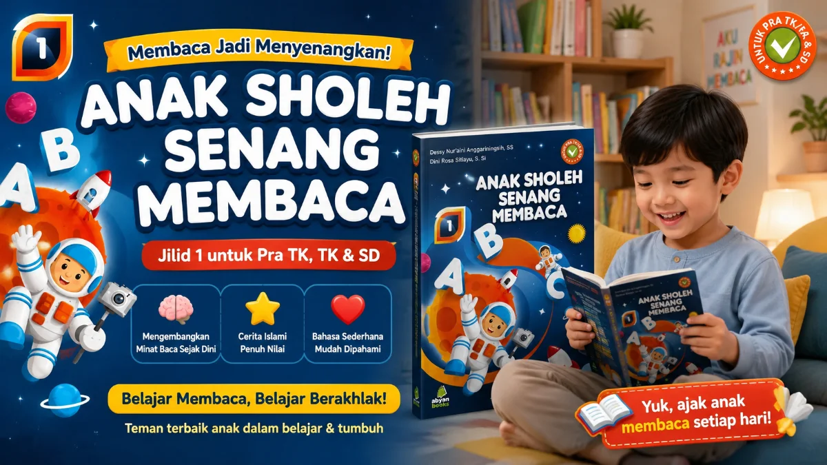 CARA ASYIK BELAJAR MEMBACA: REVIEW BUKU ANAK SHOLEH SENANG MEMBACA JILID 1-4