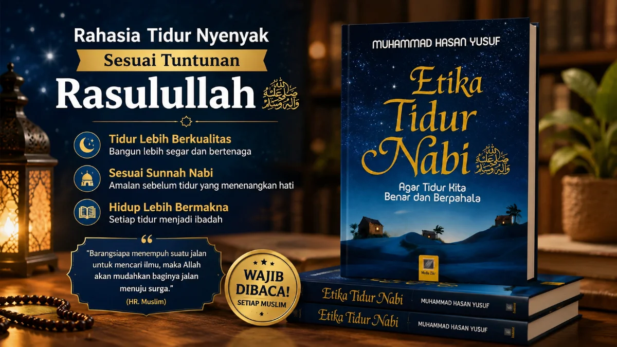 RAHASIA TIDUR BERKUALITAS DAN BERPAHALA SESUAI TUNTUNAN RASULULLAH SAW