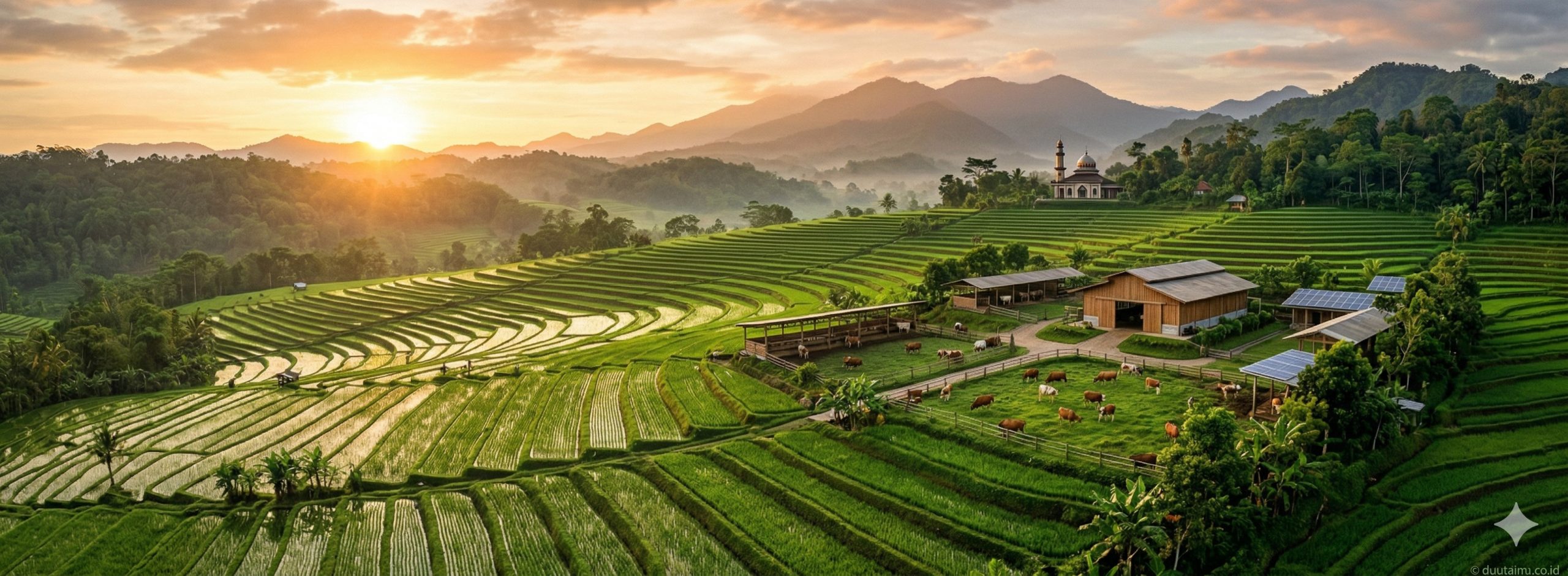 INTEGRASI PERTANIAN BERKELANJUTAN DAN PETERNAKAN SYARIAH: STRATEGI MEWUJUDKAN KETAHANAN PANGAN YANG BERKAH